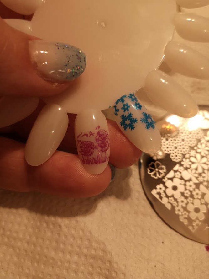 stempels nail art