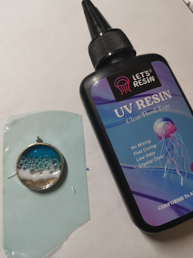 UV-resin voor doming als gegoten top-coat