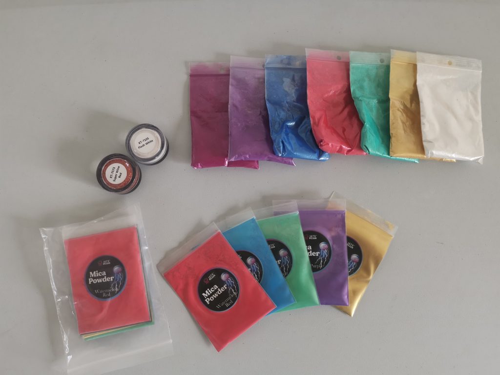 Mica poeders overzicht voor epoxy resin