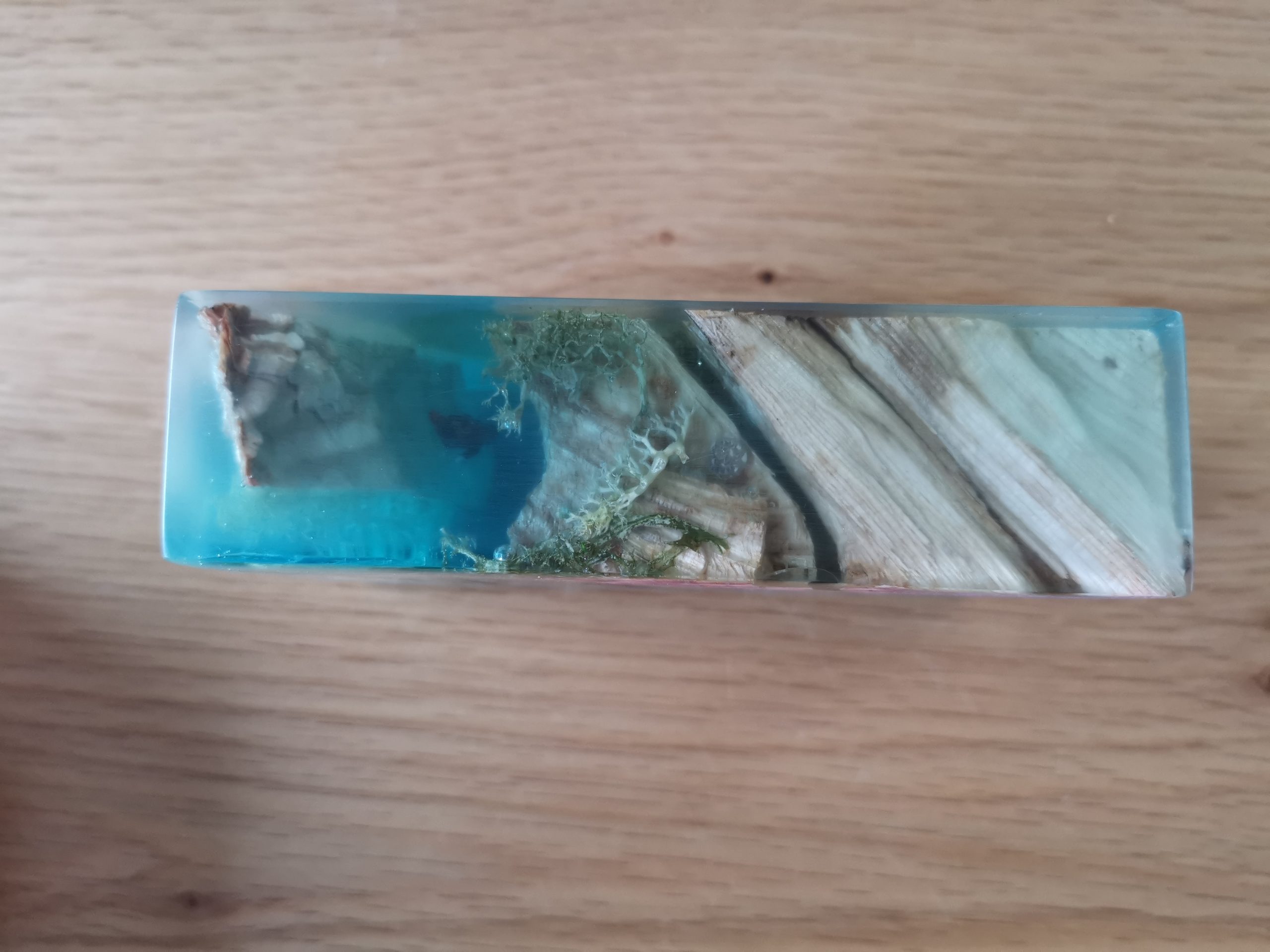 Geschuurde lamp aanzicht 2