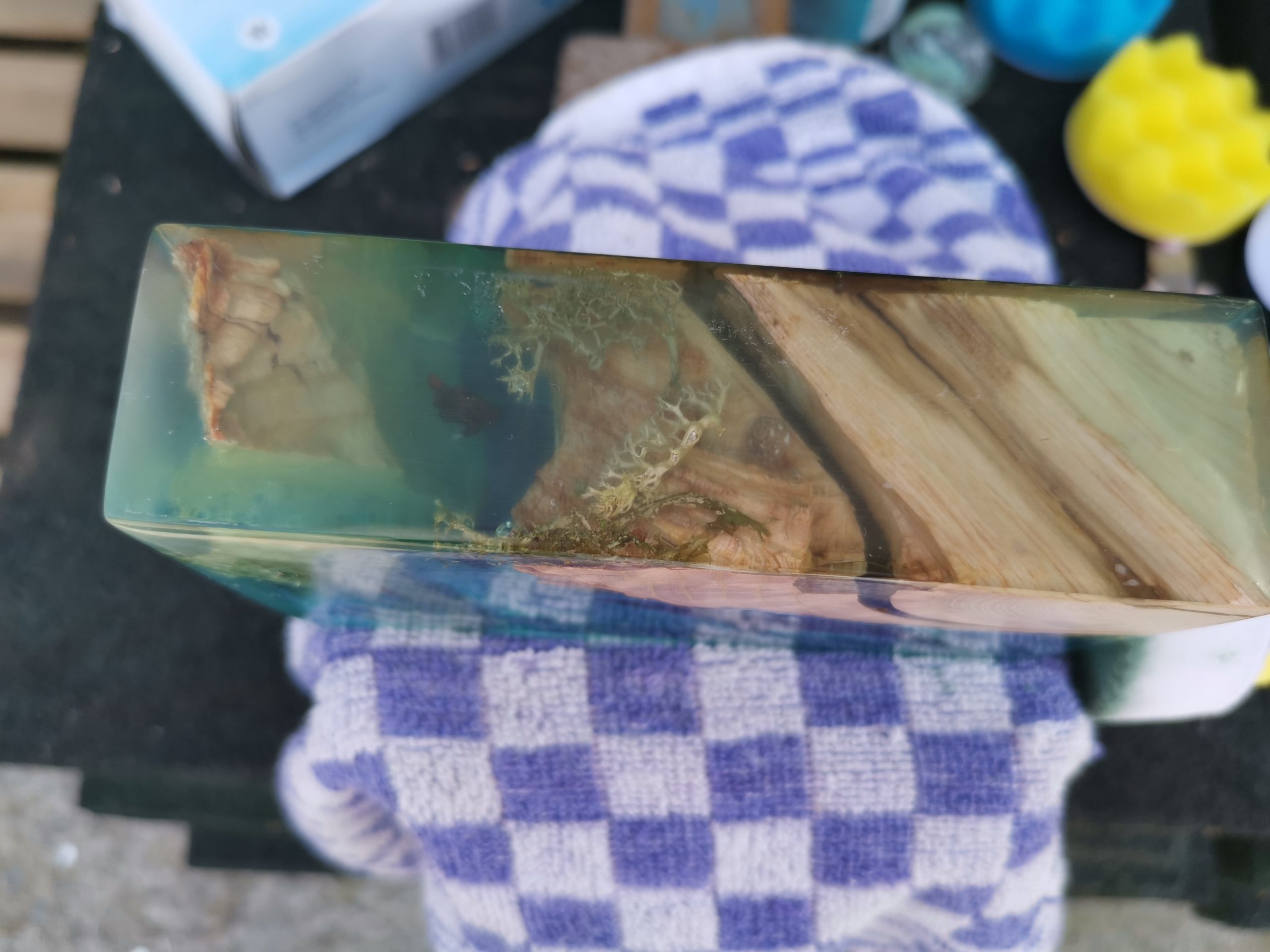 Geschuurde lamp aanzicht 3