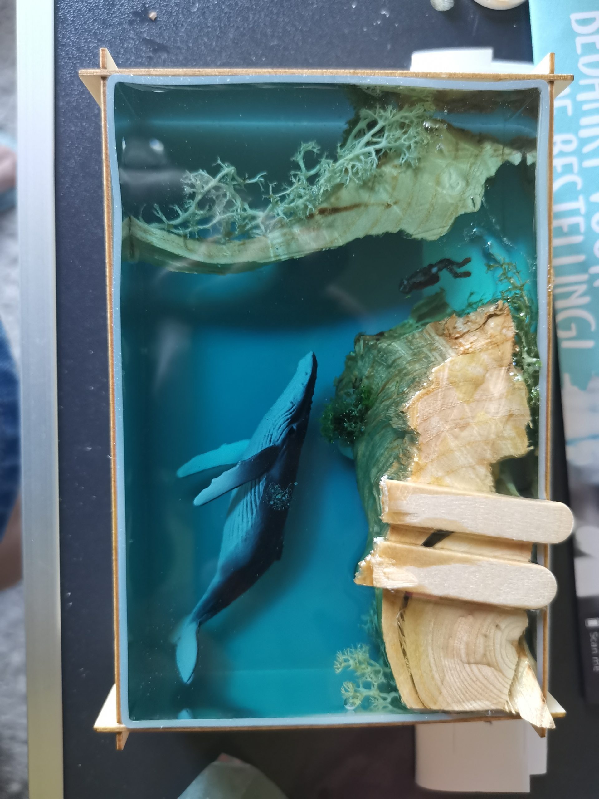 Lamp uitgehard in de mal