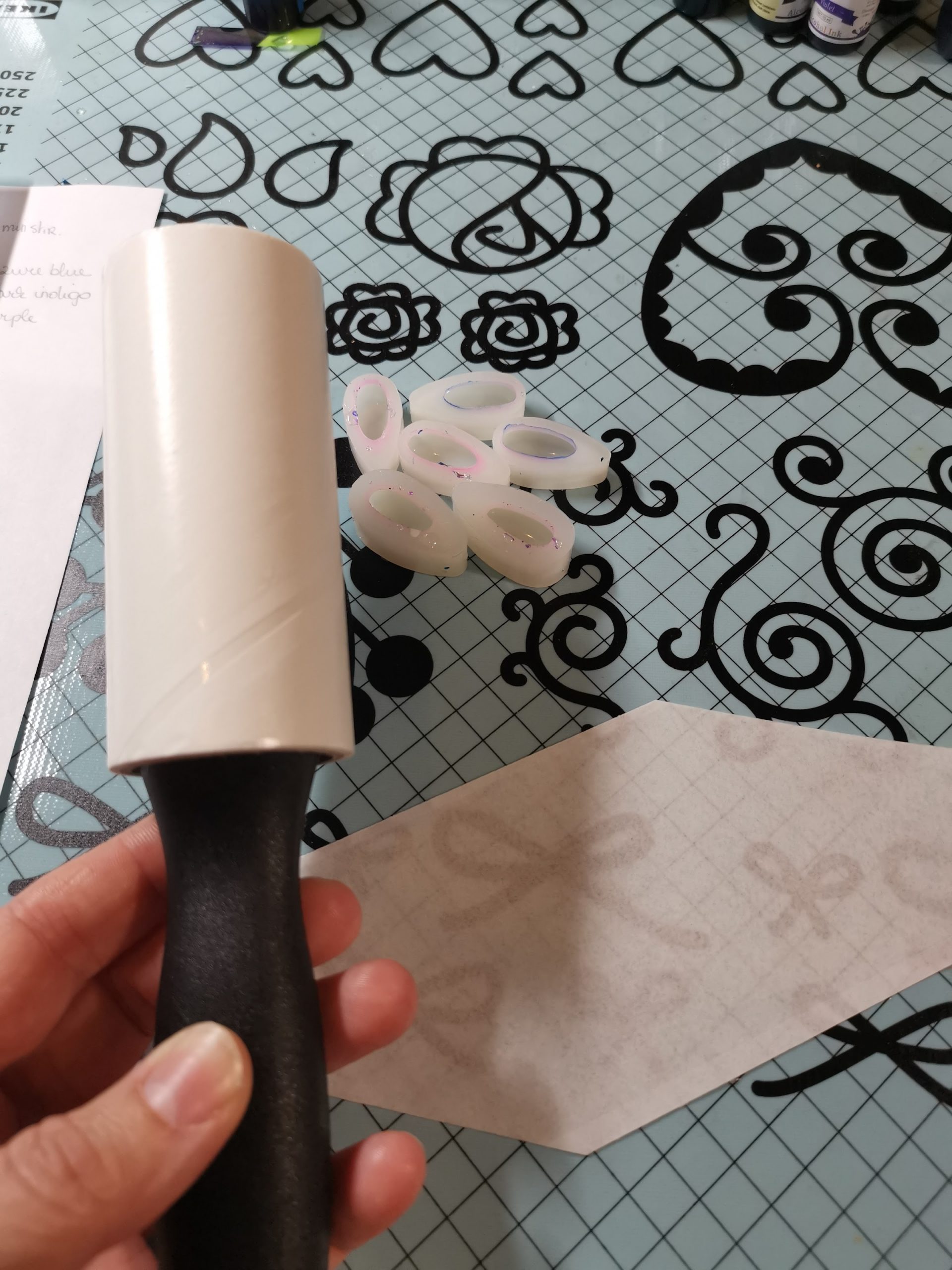 Schoonmaaktools voor resin werkplek